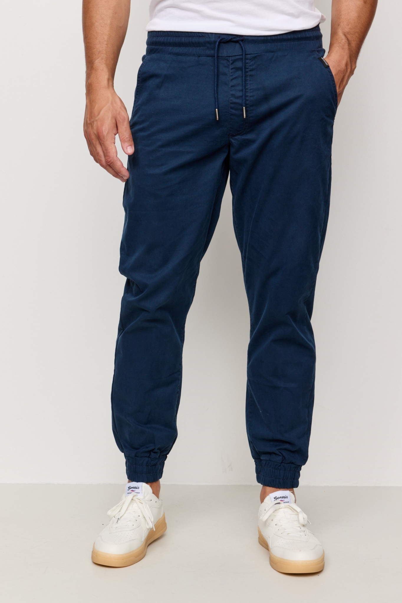 Recolution mannen vegan Sweatpants Chino Musa Dark Navy