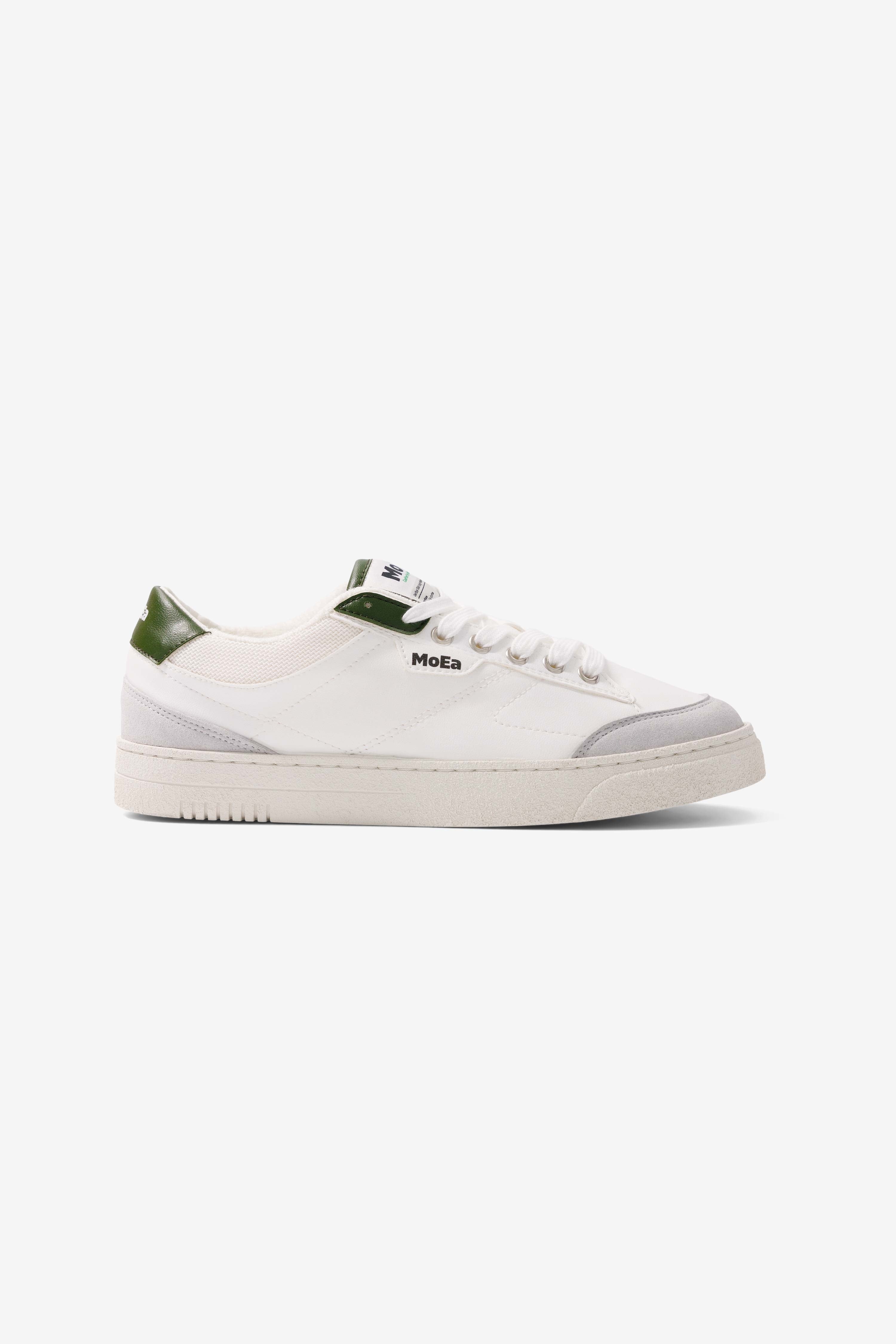 MoEa mannen vegan Gen3 Sneakers Cactus Wit & Groen