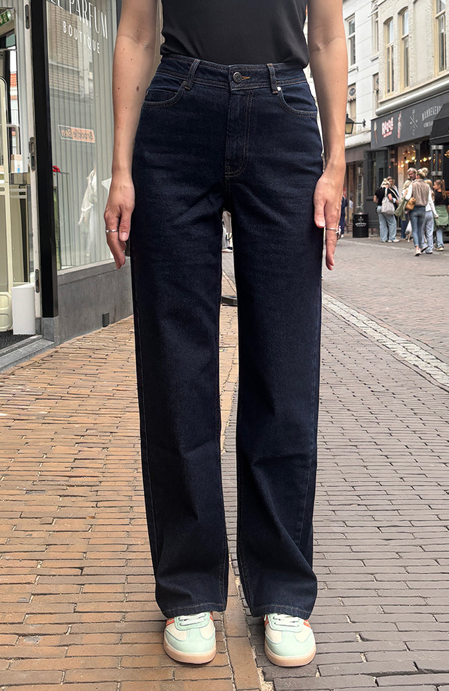 Thinking MU  Jeans Theresa Donkerblauw