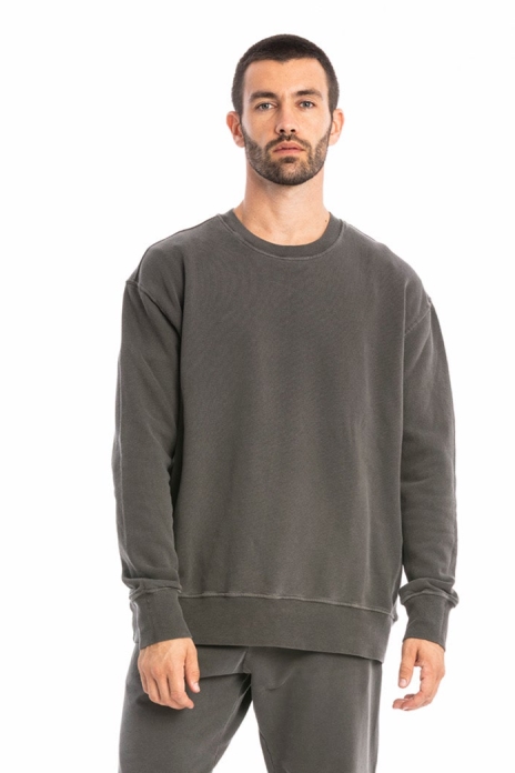 RAVENS VIEW IBIZA mannen vegan Sweatshirt Mistral Antraciet