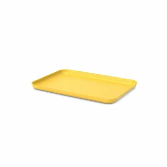 Ekobo Medium Serving Tray Lemon, dienblad van bamboevezel