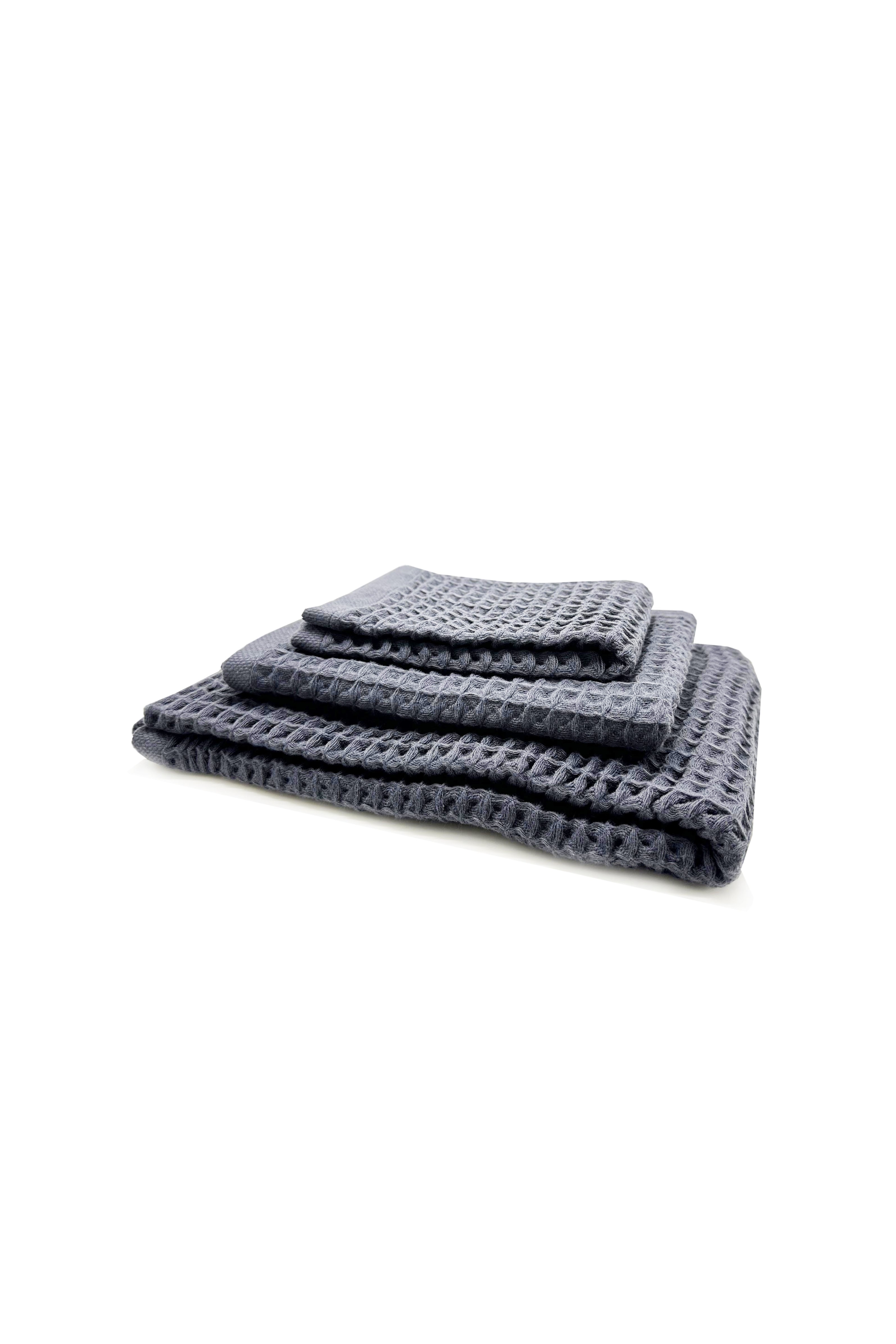 thies  Washi Matou Wafelhanddoek Neri Grijs