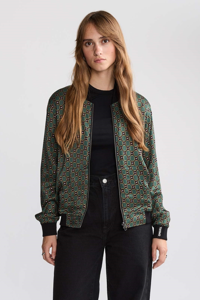 Yahmo  Omkeerbare Bomberjas Ruth Emerald/Black