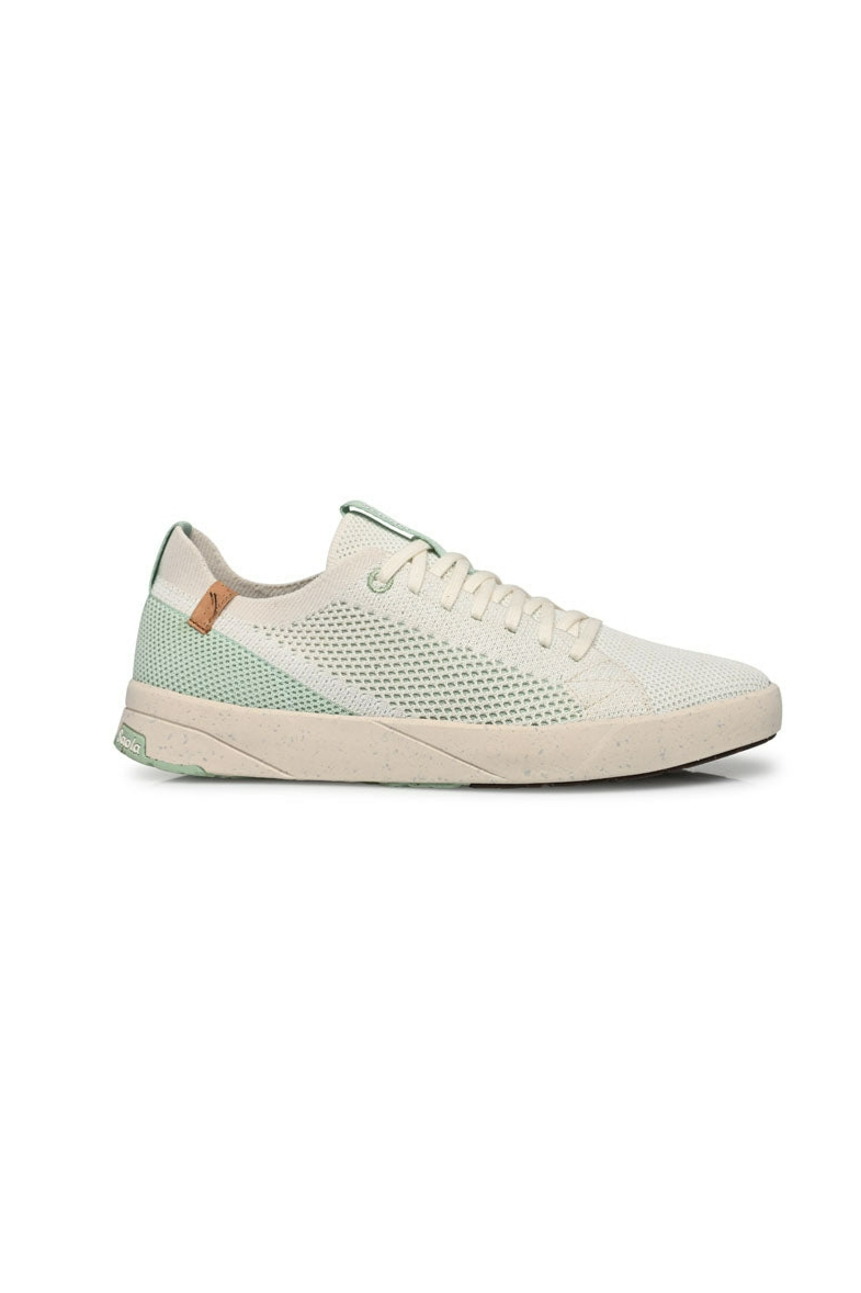 SAOLA  Sneakers Dames Cannon Knit 2.0 Wit / Cameo Groen