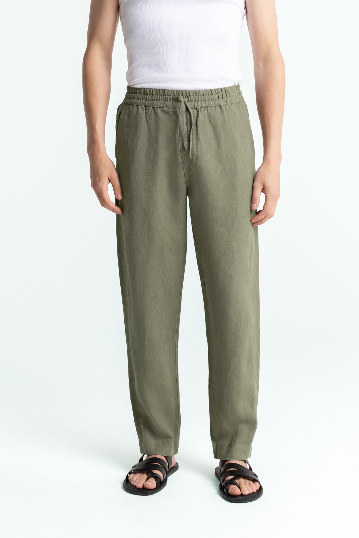 Kings of Indigo mannen vegan Broek Martin Bungee Cord Groen