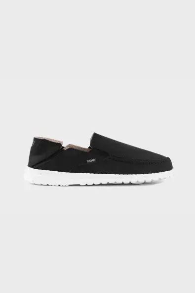8000 Kicks Sunslide Hemp Sneakers - Zwart