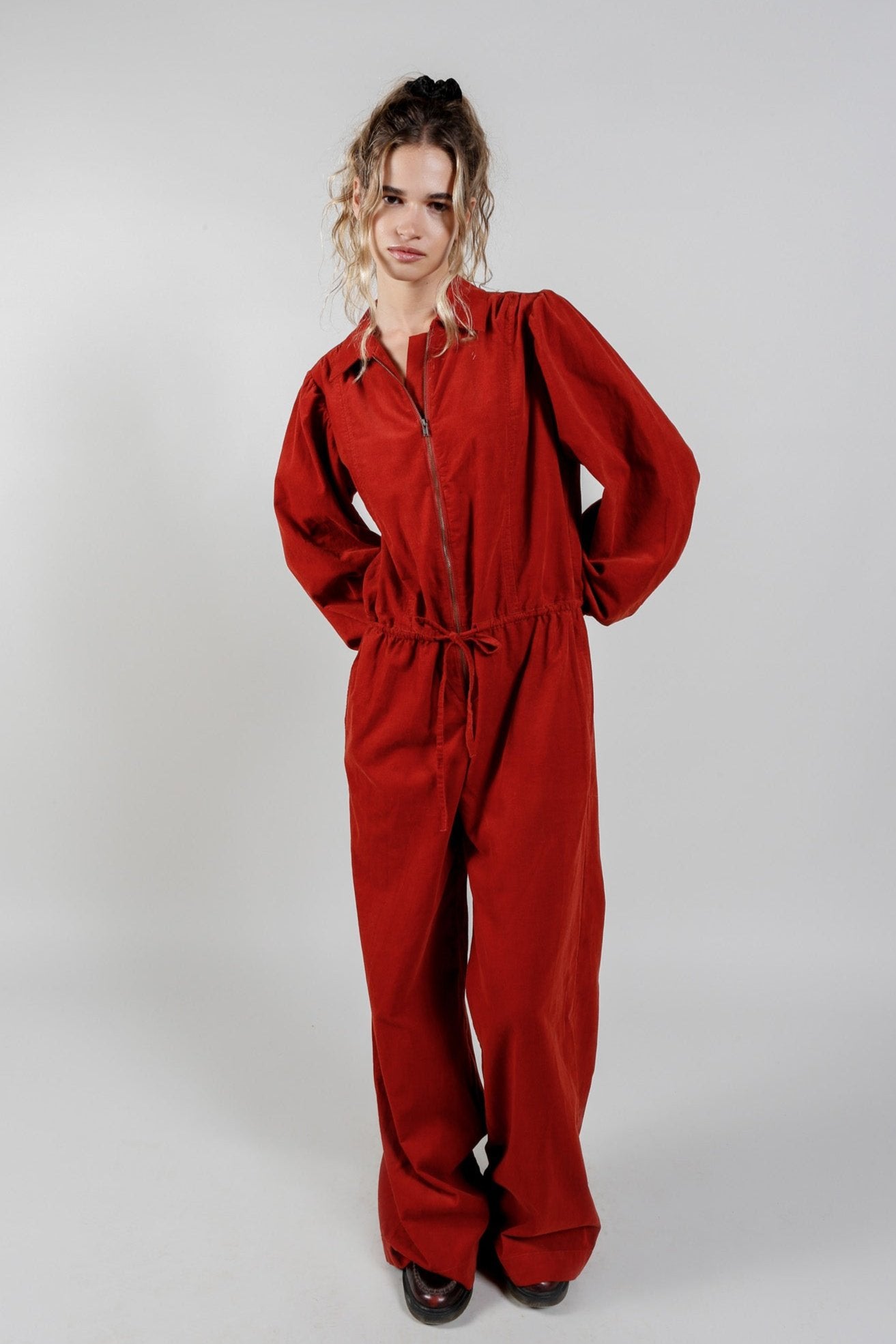 KOMODO  Jumpsuit Corduroy Amrita Terracotta