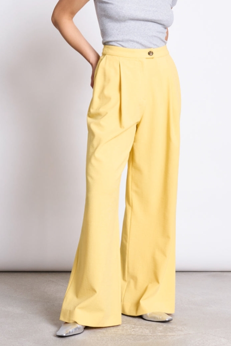 JAN 'N JUNE  Broek Geplooid Wijd Niva Buttercup