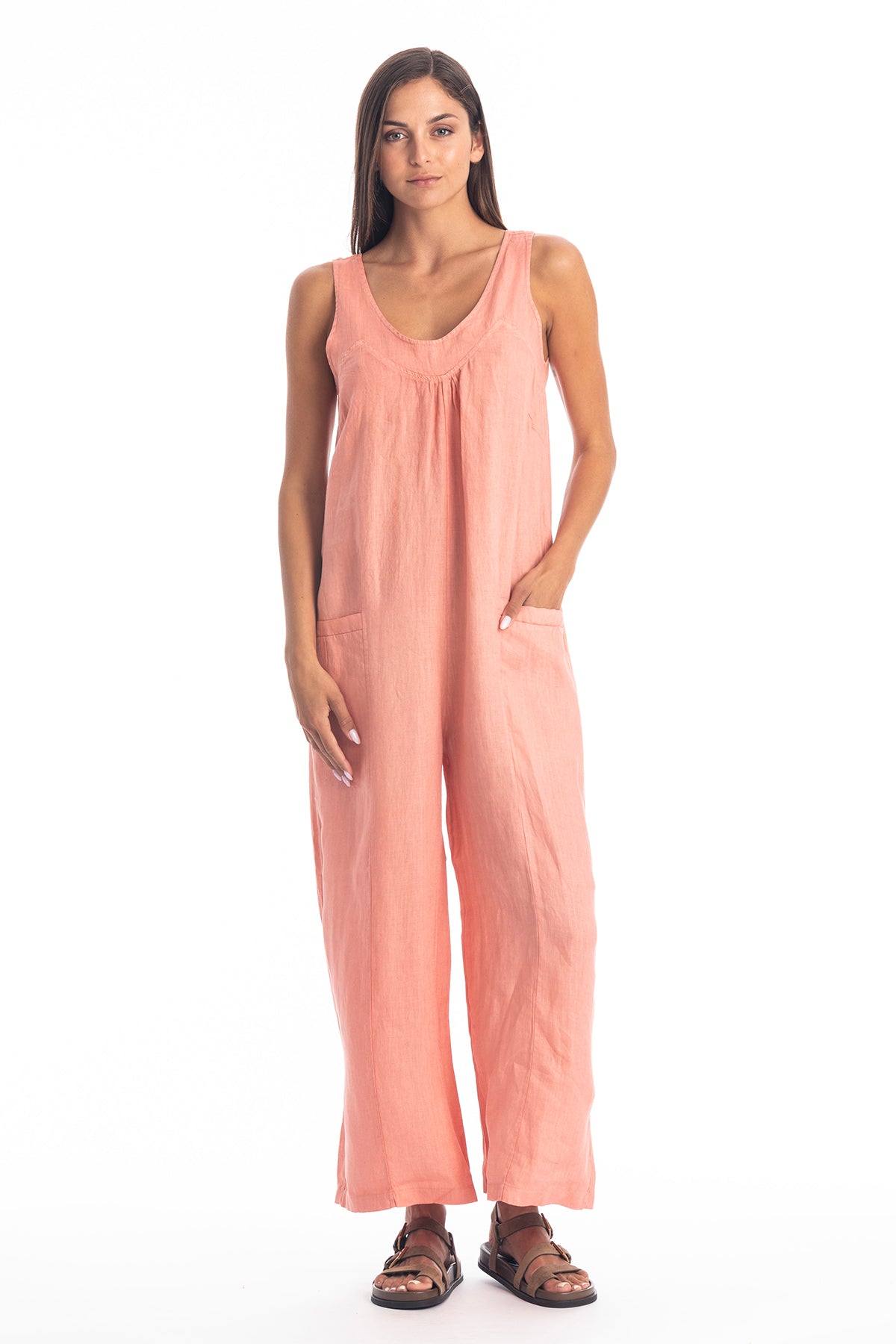RAVENS VIEW IBIZA  Jumpsuit Aura Koraal Klei