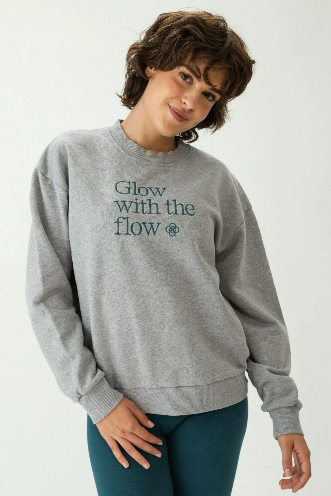 Clotsy  Sweatshirt Glow Grijs