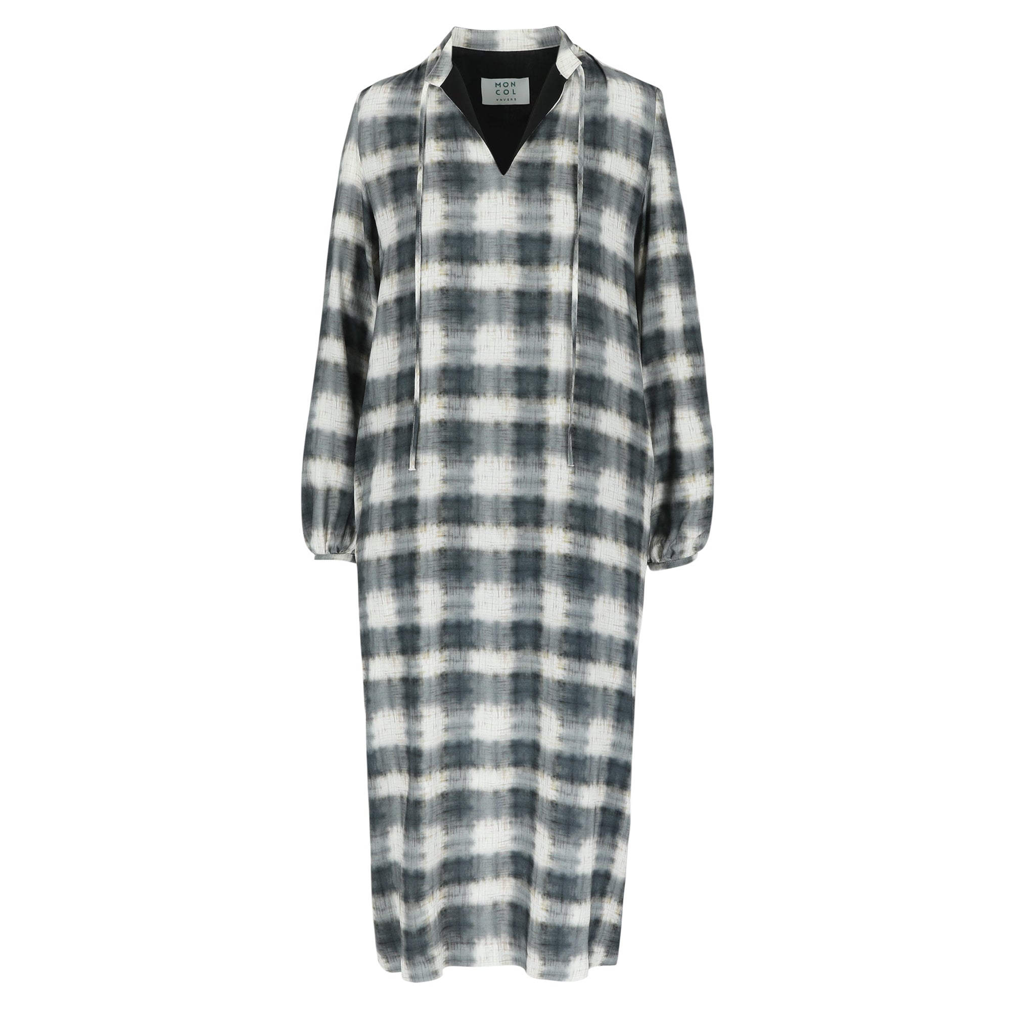 Sol dress Black checks