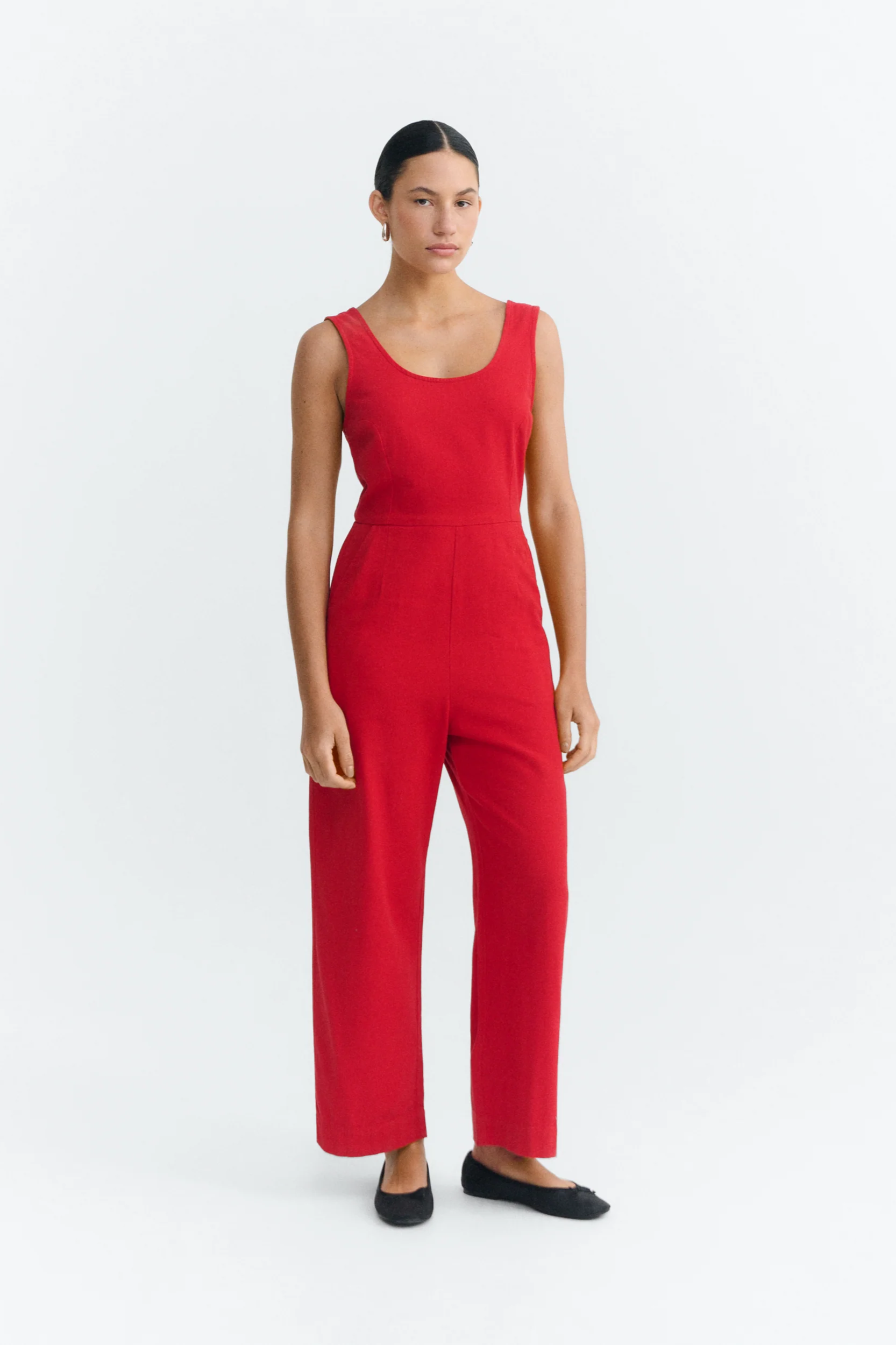 Thinking MU  Jumpsuit Raflesia Rood