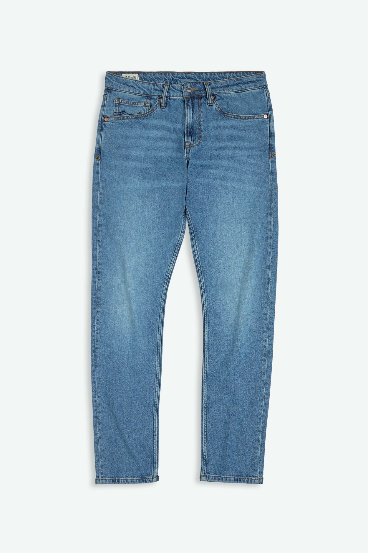 Kings of Indigo mannen vegan Jeans Charles Toviel Mid Marble