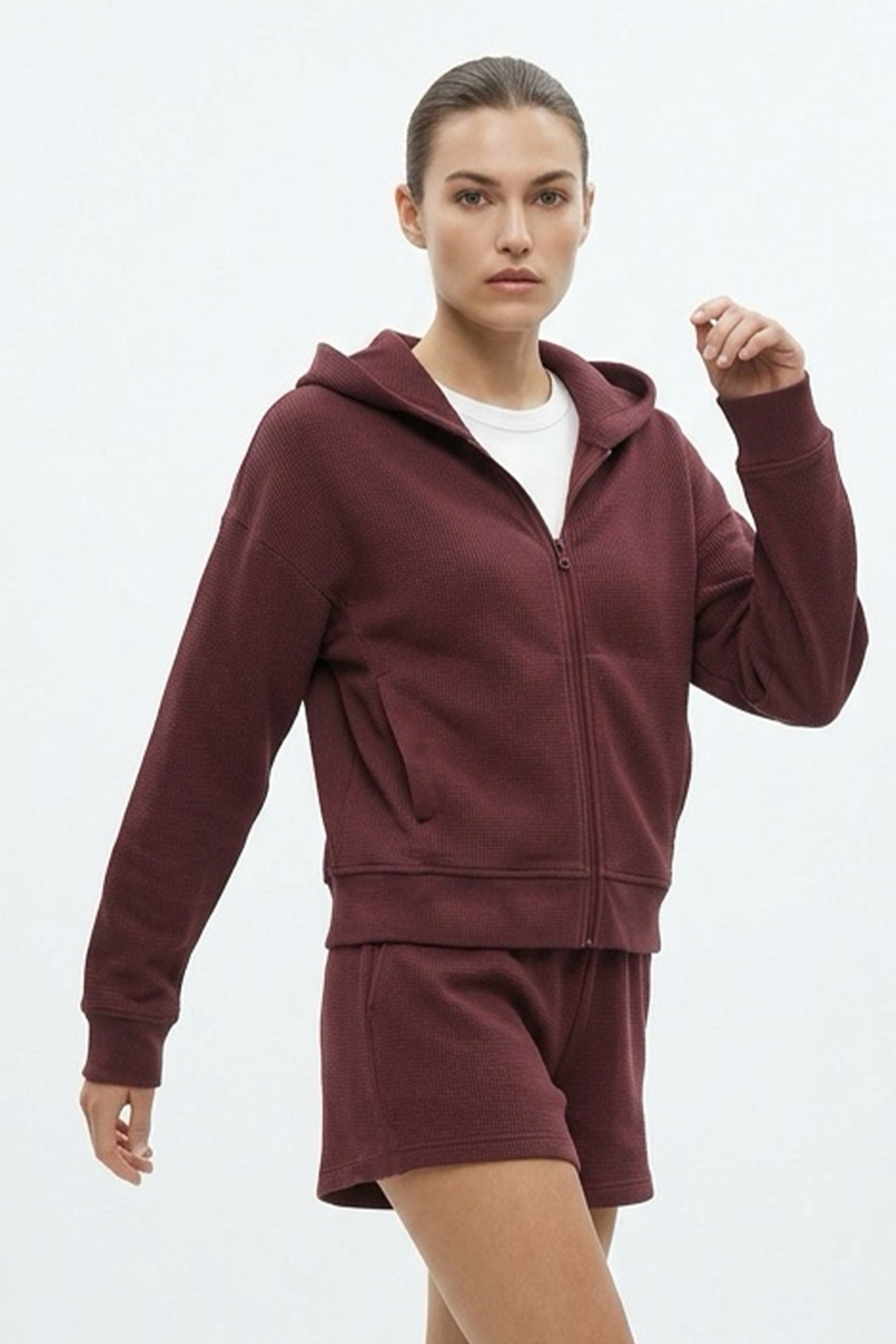 ORGANICATION  Hoodie Jennifer Bordeaux