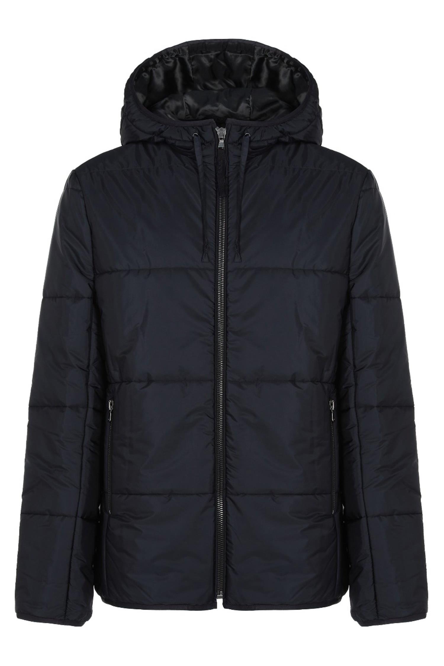 Will's Vegan Store  Puffer Capuchon Zwart