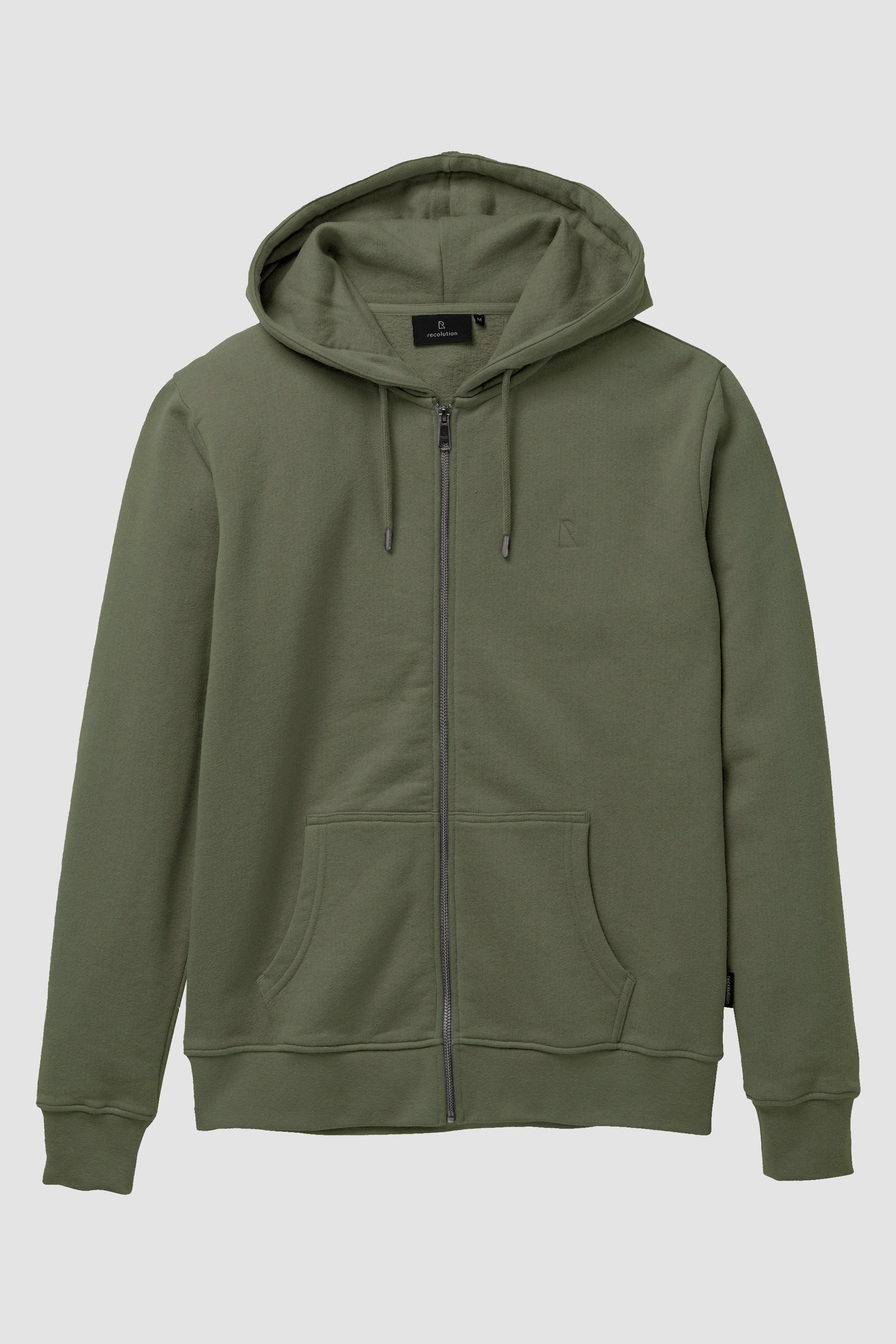 Recolution mannen vegan Trainingsjack Birch Donker Khaki