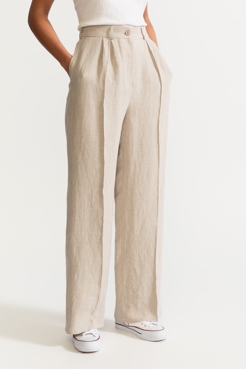 De IONESCU  Broek Figa Hemp Natural