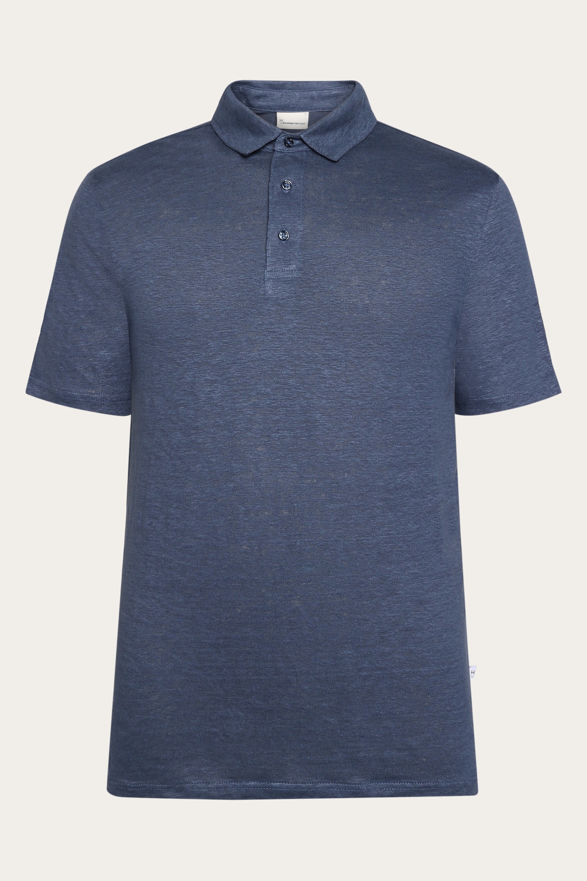 KnowledgeCotton Apparel mannen vegan Poloshirt Vintage Indigo