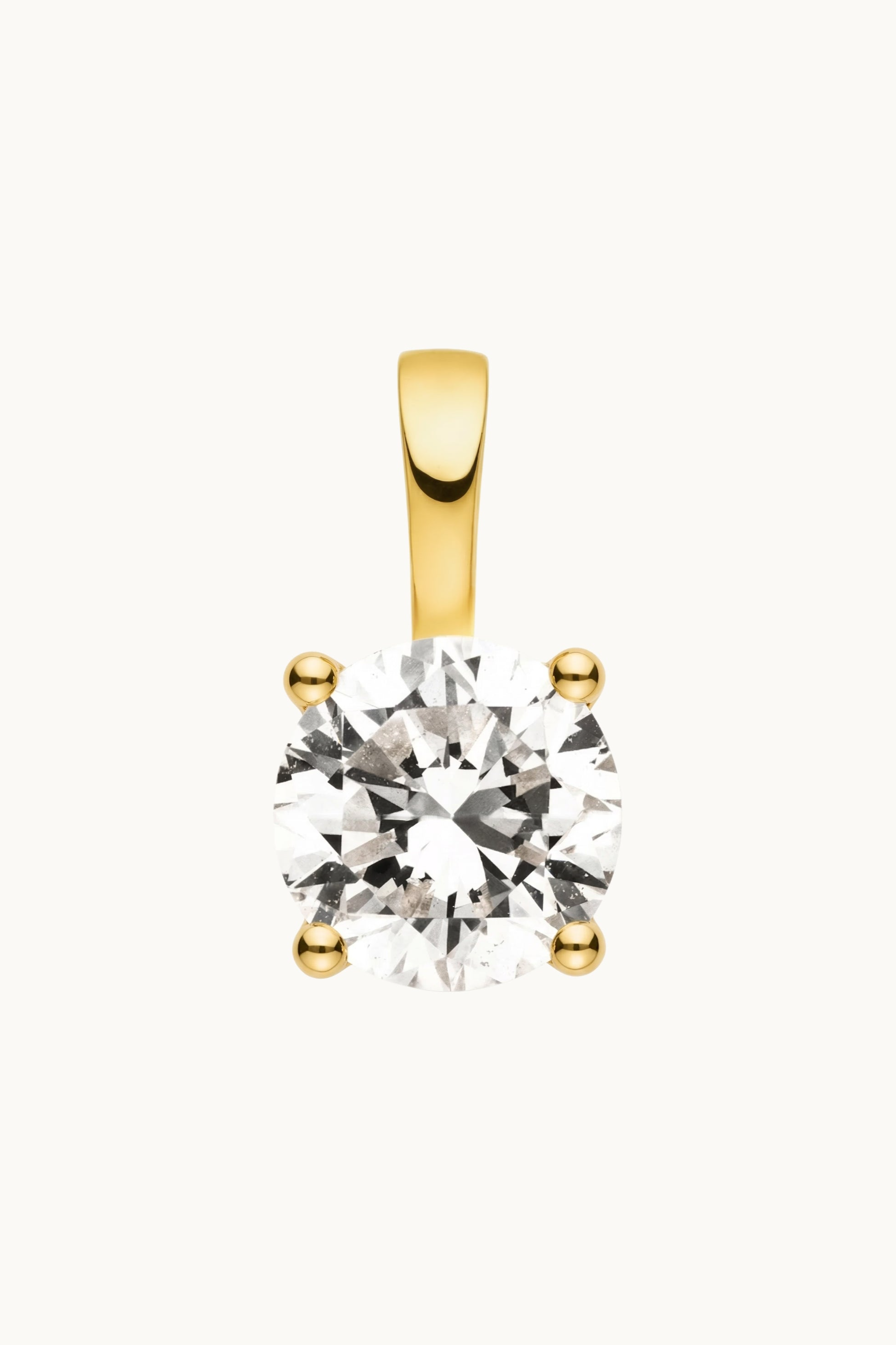 Dear Darling Berlin  Hanger Met Schitterende Diamant, Bedel Lou, 14 Karaats Echt Goud
