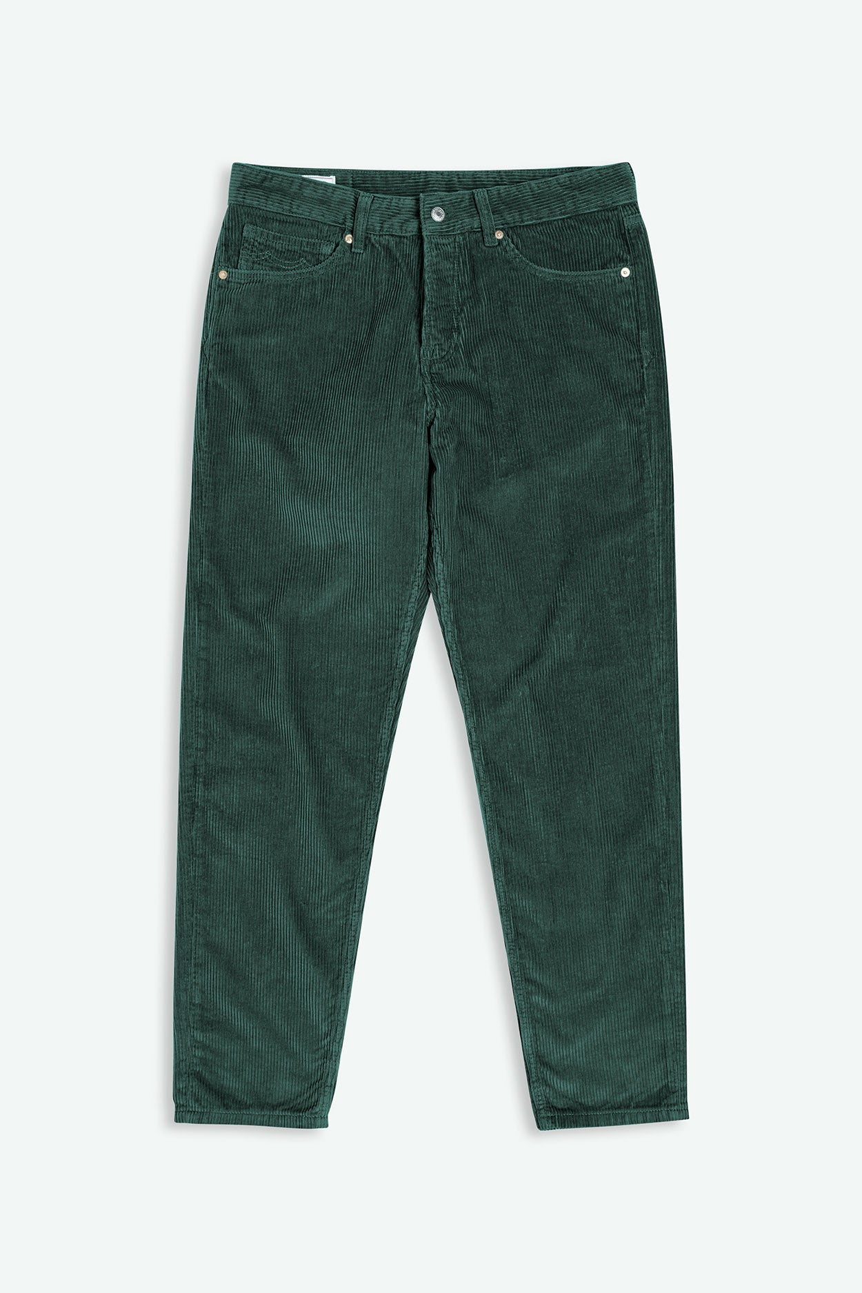 Kings of Indigo mannen vegan Corduroy Broek Sushan Donkergroen