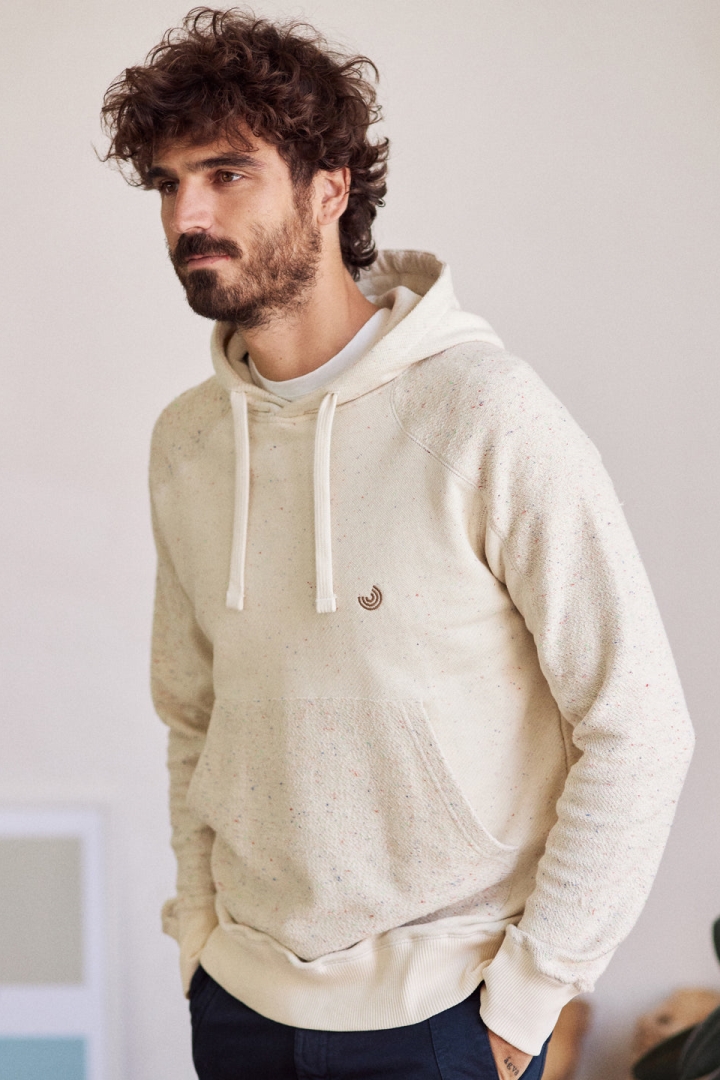 TWOTHIRDS mannen vegan Hoodie Weh Almond