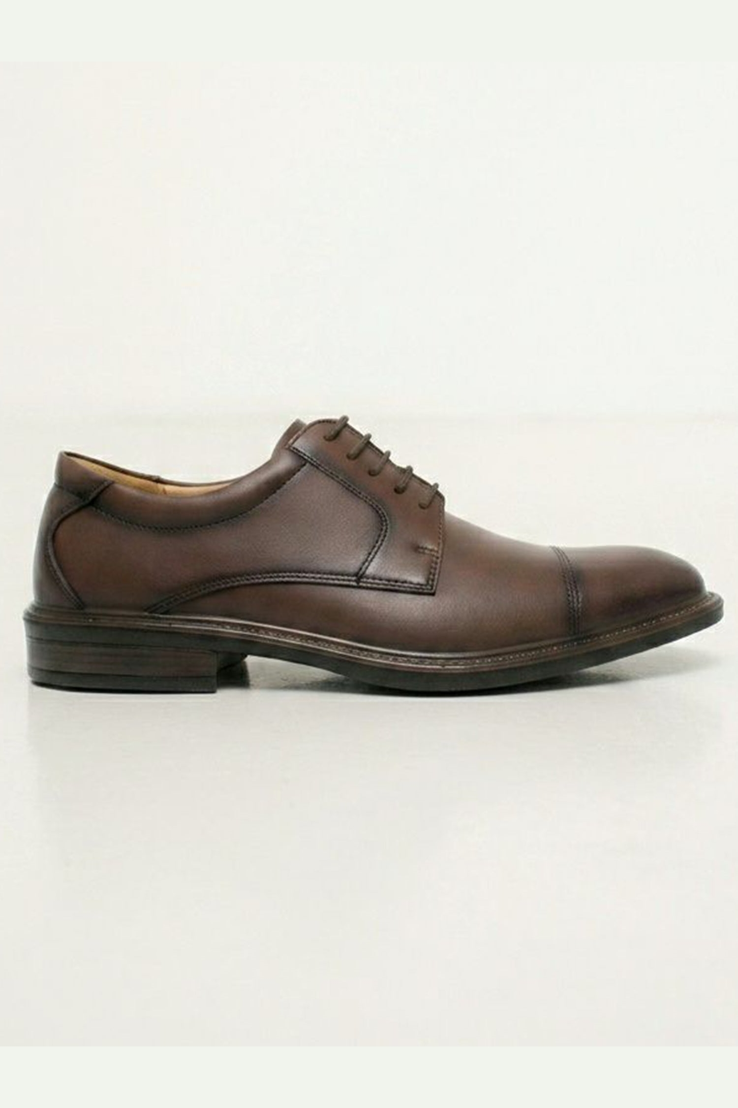 Will's Vegan Store mannen vegan Waterdichte Derby-Schoenen In Walnootkleur