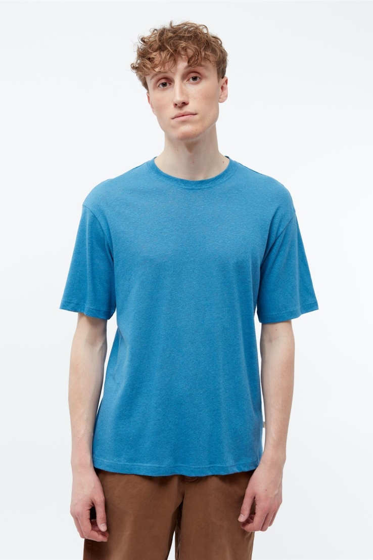 Givn mannen vegan T-Shirt Lasse Gentle Blue
