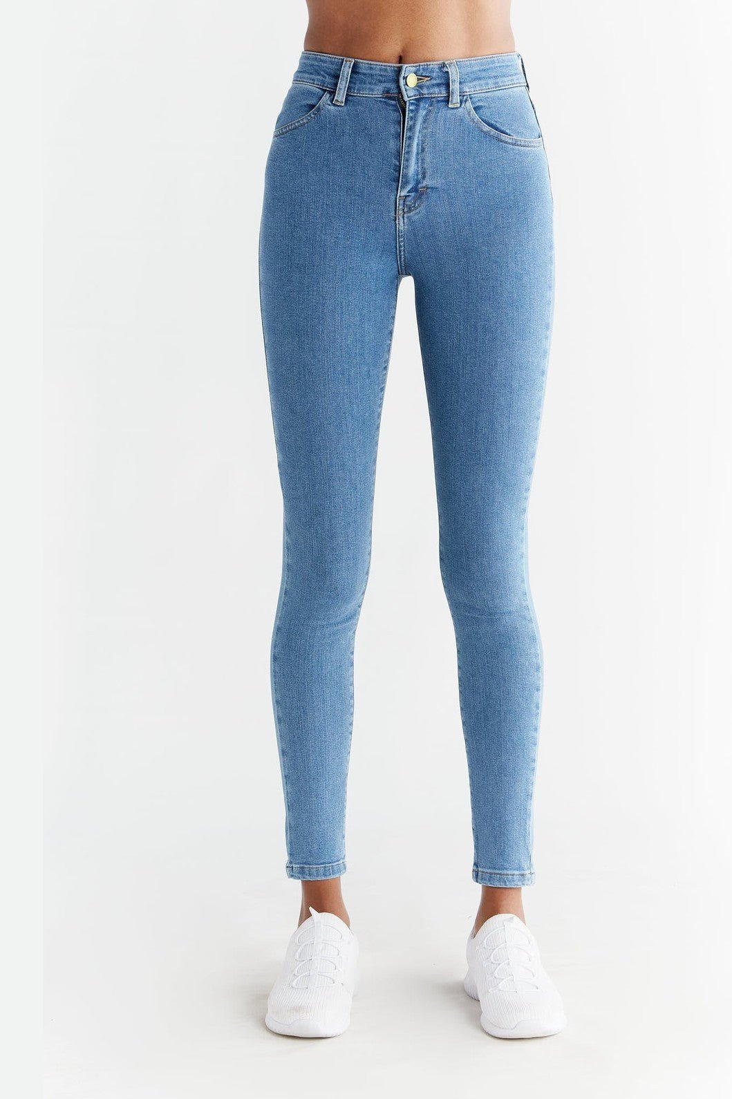 Evermind  Skinny Jeans, Lichtblauw