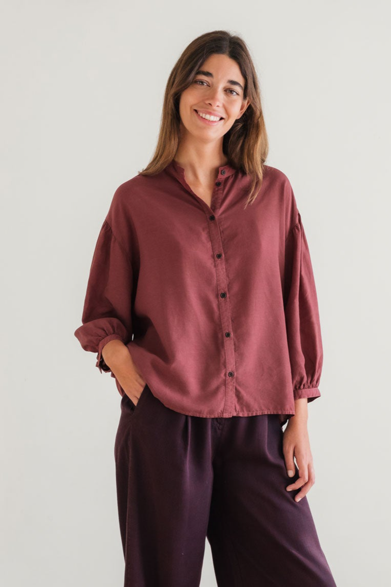 TWOTHIRDS  Shirt Gabriela Burnt Berry