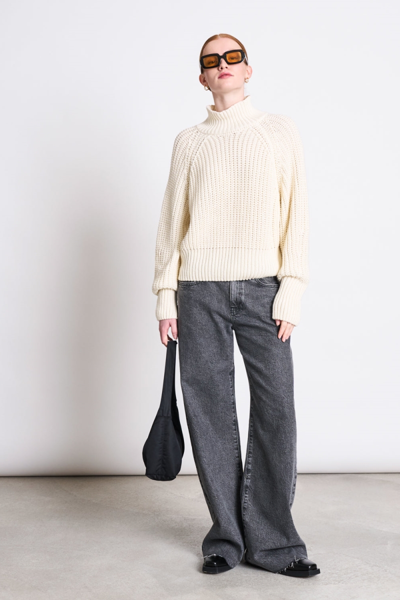 JAN 'N JUNE  Trui Ola Off White