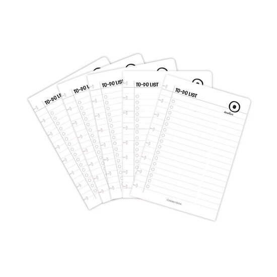 Correctbook A5 To-do List - set 5 bladen voor 'To do' lijstjes