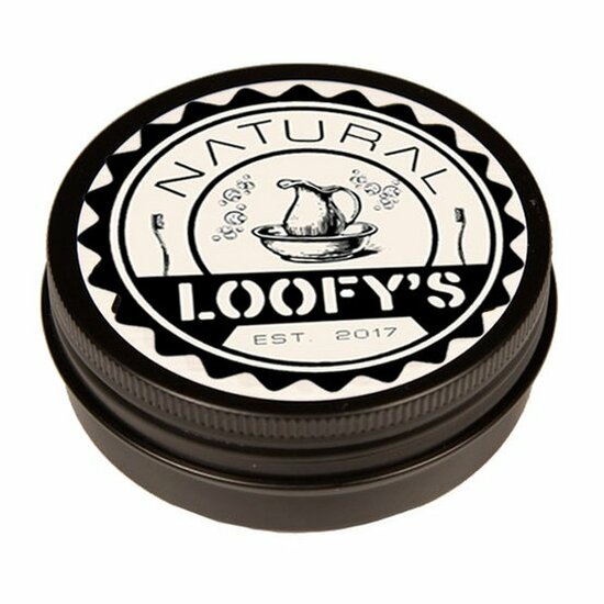 Loofy's Natural zeep blikje zwart