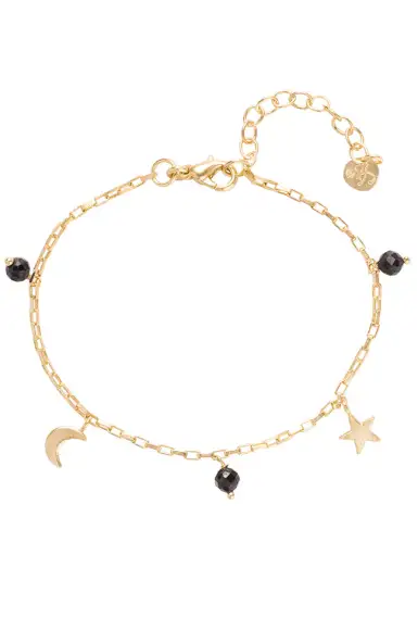 Charmed armband black onyx