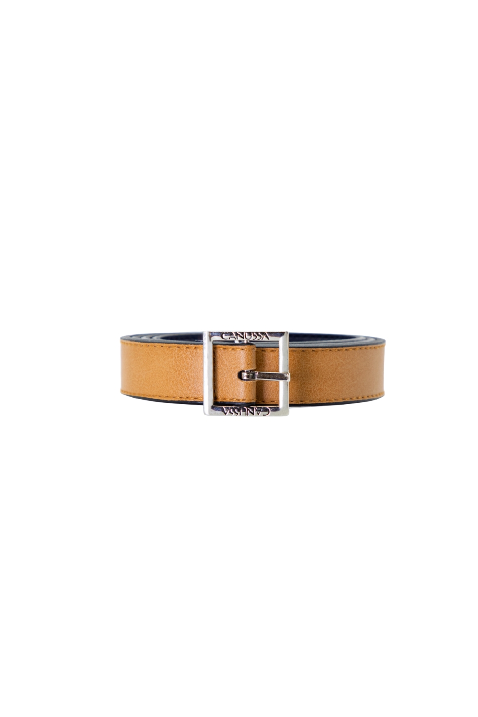 CANUSSA  Go Riem Omkeerbaar Camel/Blauw
