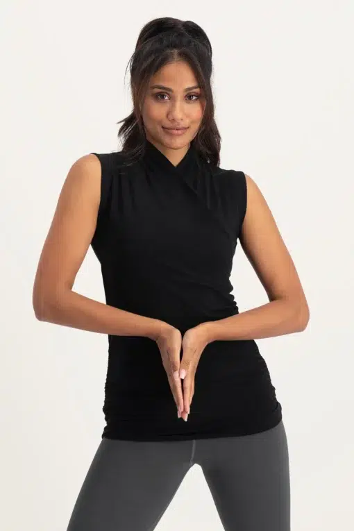 Good Karma Yoga Top – Onyx Black