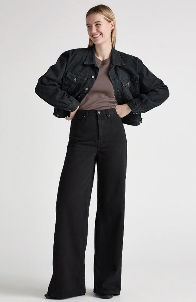 Sara High Loose jeans nero nero