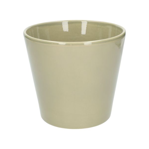 Bloempot, aardewerk, zachtgroen, Ø 17,5 cm