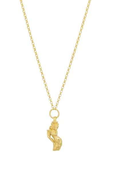 Loft and Daughter  Shala Hanger Goud Vermeil