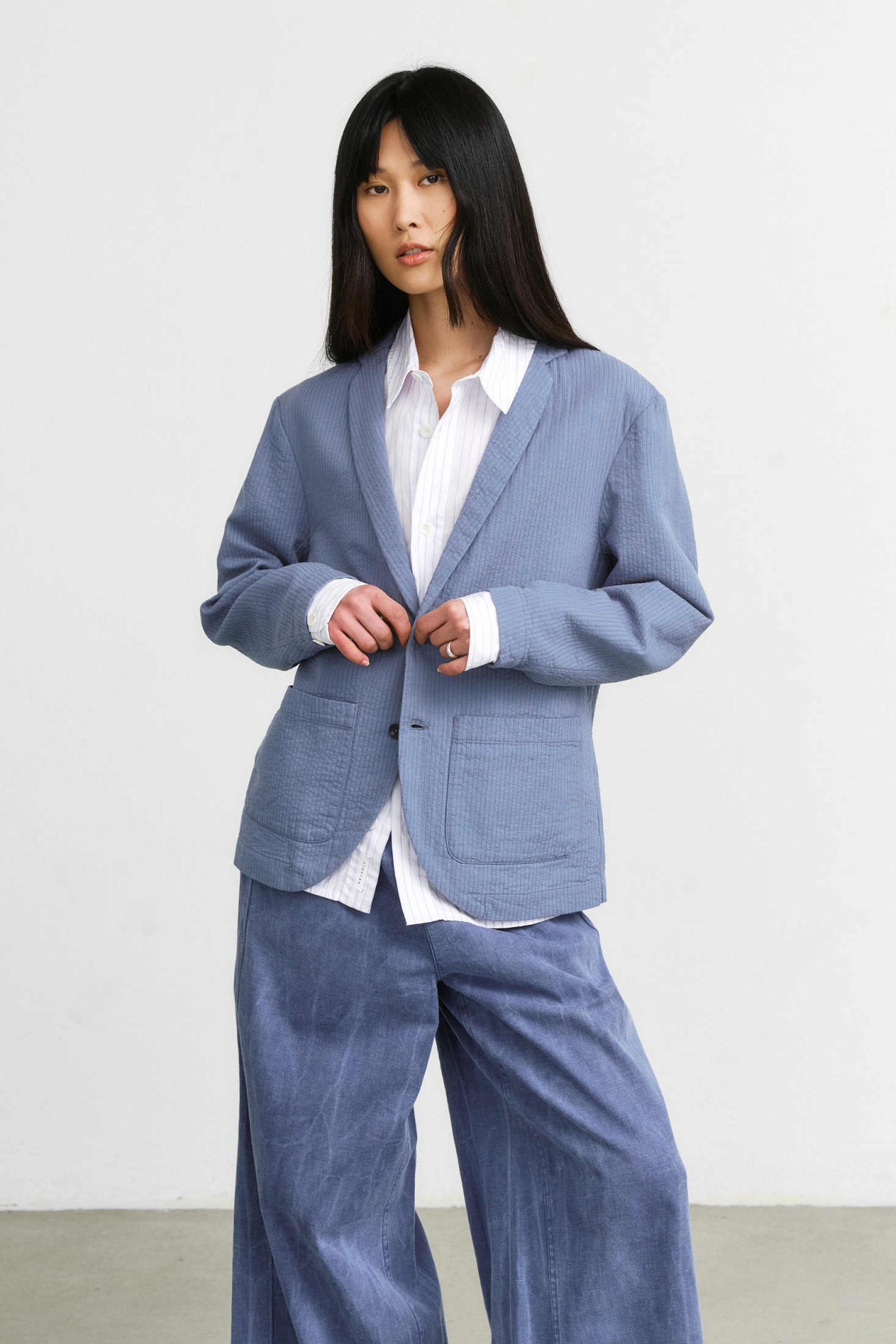 Rotholz  Blazer Werkkleding Steenblauw