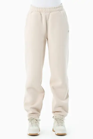ORGANICATION mannen vegan Joggingbroek Parkerr Off White