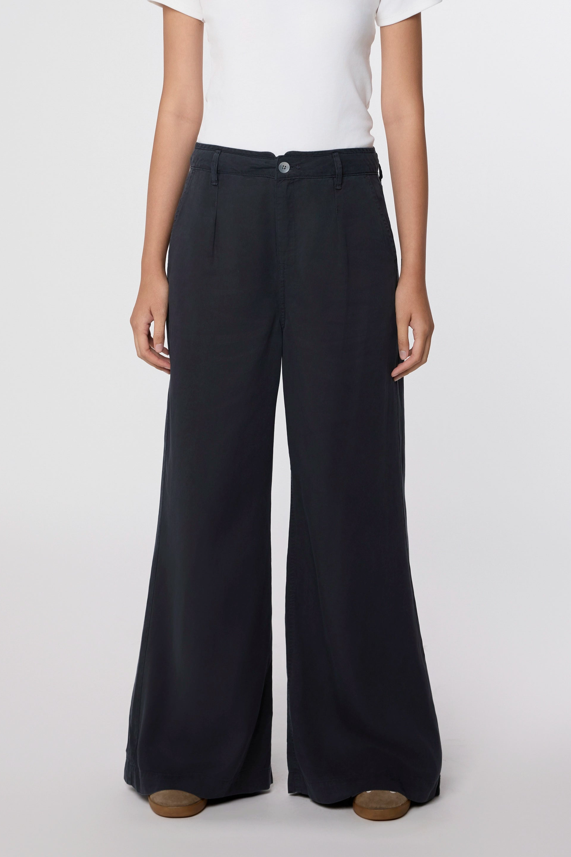 Dawn  Broek Blaze Super Wide Leg Donkerblauw