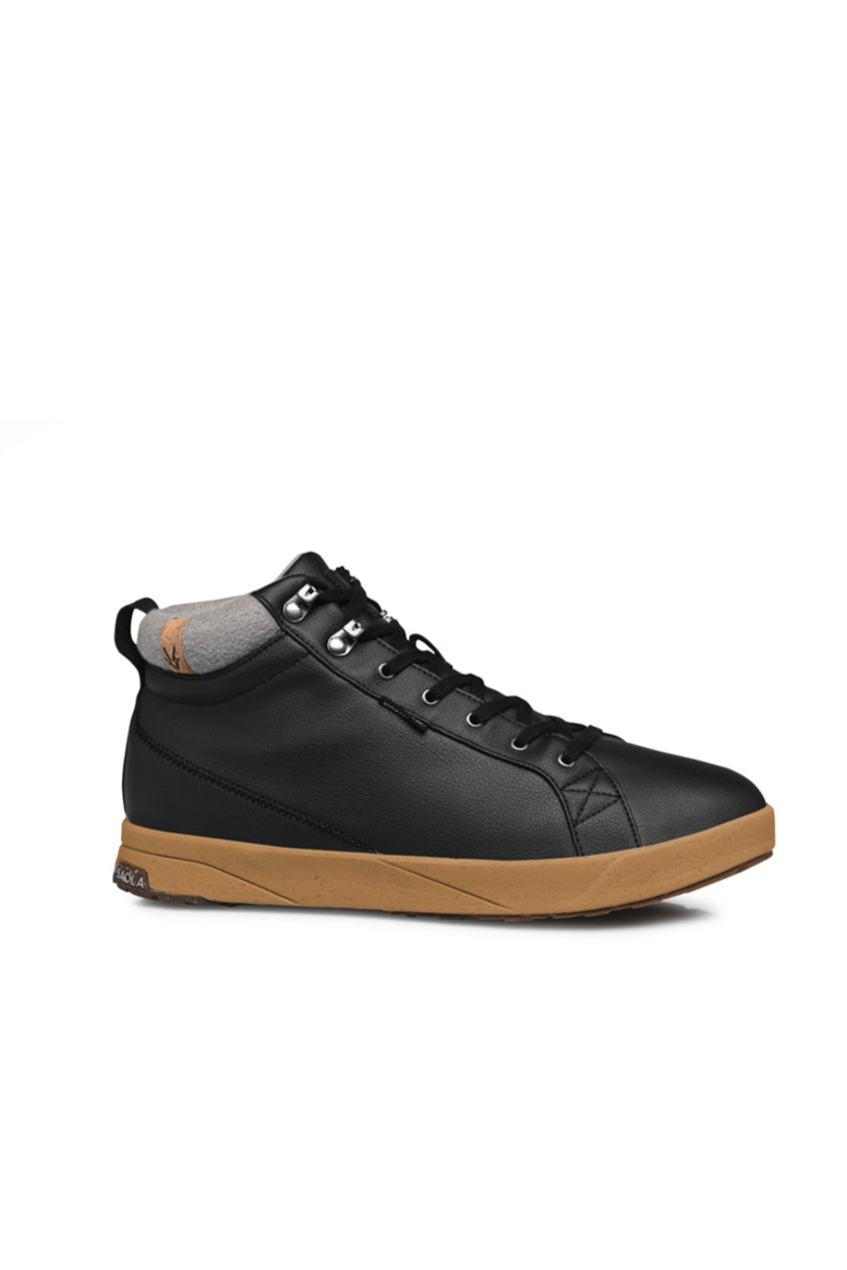 SAOLA mannen vegan Sneakers Heren Waterdicht Warm Bergen Zwart Tabak