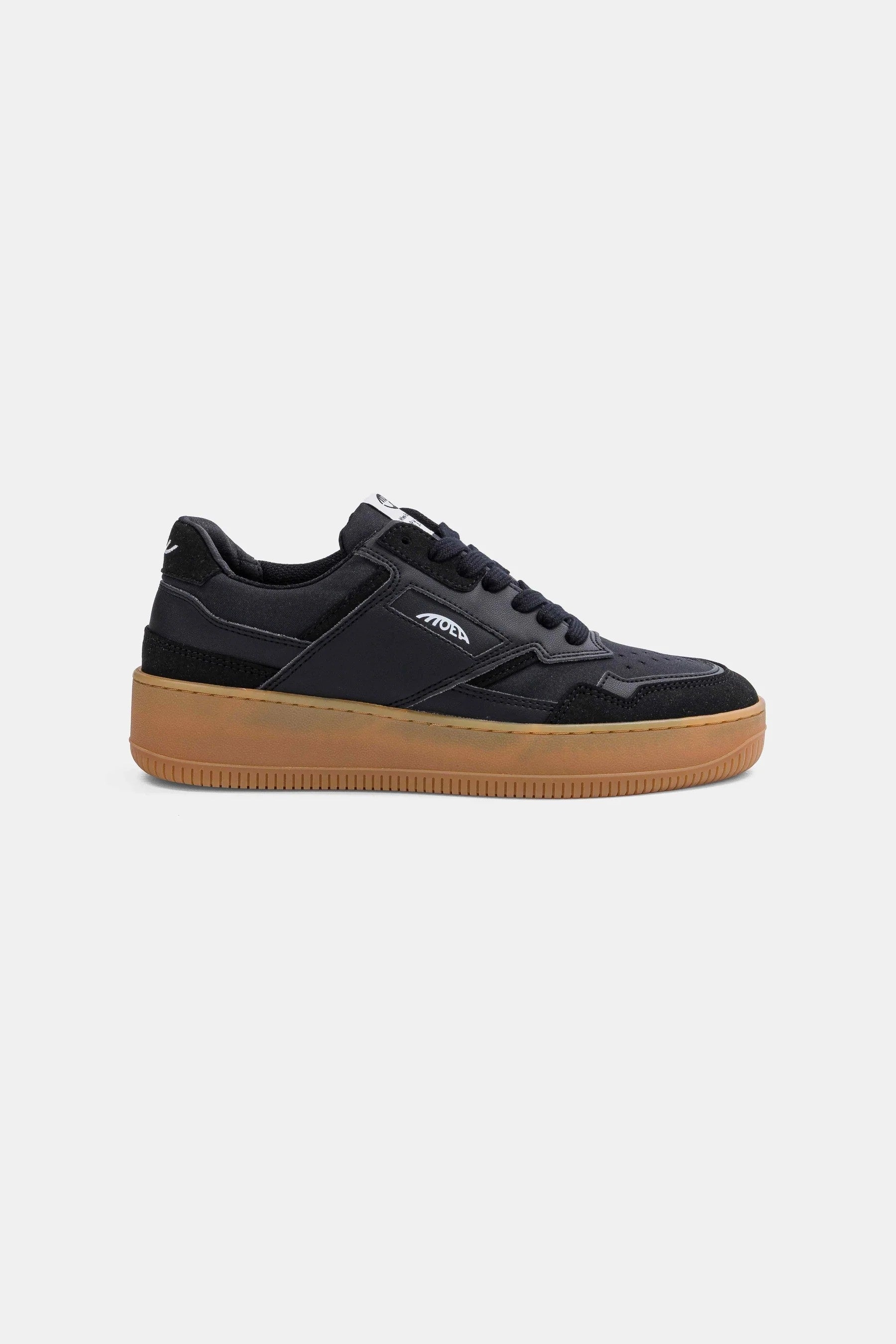 MoEa mannen vegan Sneakers Origin Zwart Textiel