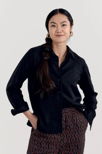 KOMODO  Blouse Kenji Zwart