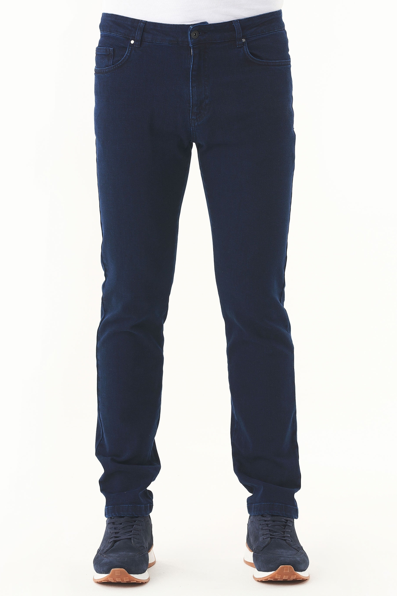 ORGANICATION mannen vegan Organic Jeans Donker Marineblauw