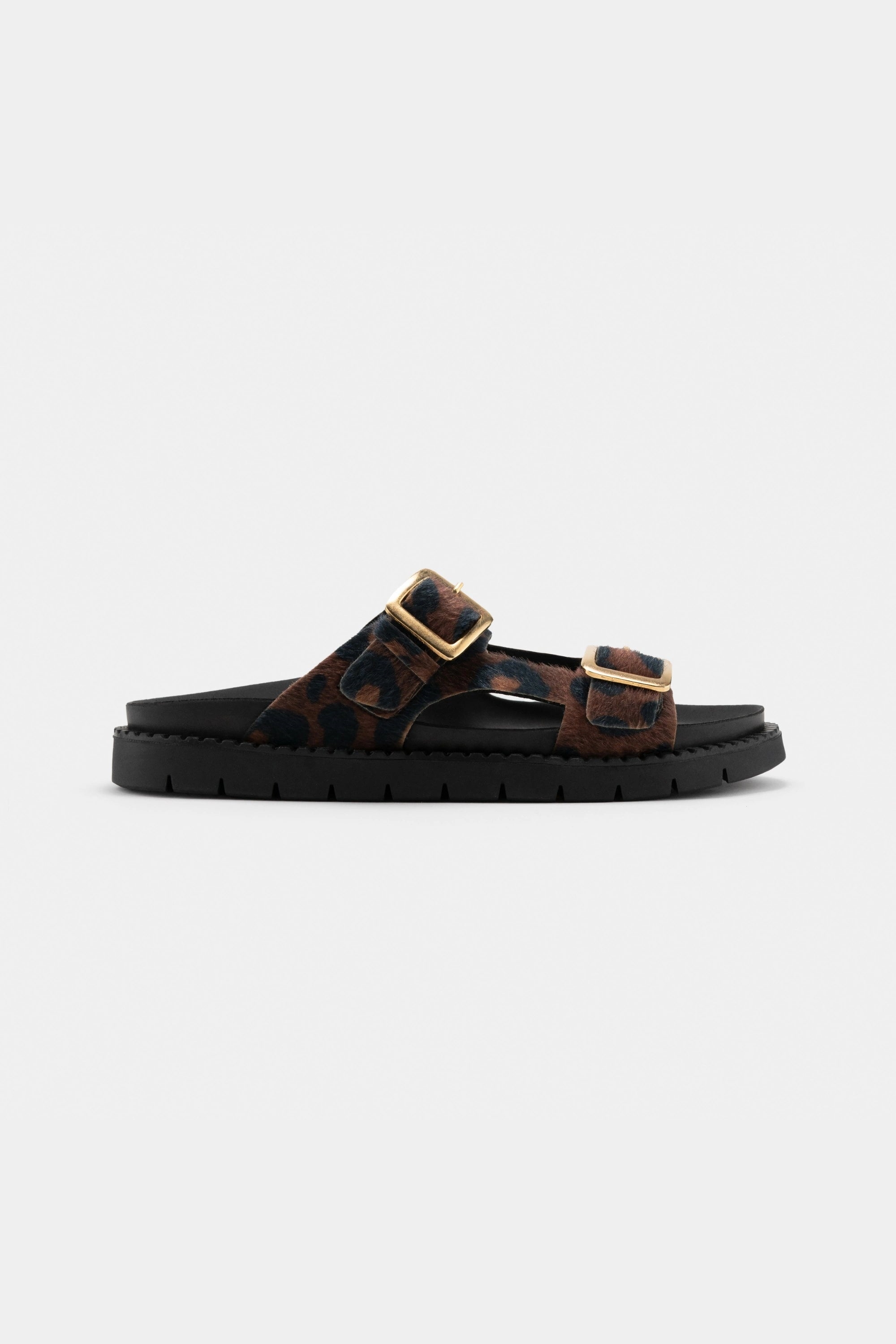 ZÃ¨ta mannen vegan Sandalen Praia Met Luipaardprint Voor Op Het Strand