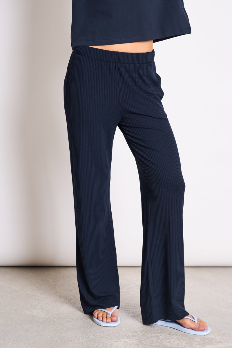JAN 'N JUNE  Broek Rib Smilla Nightfall Blue