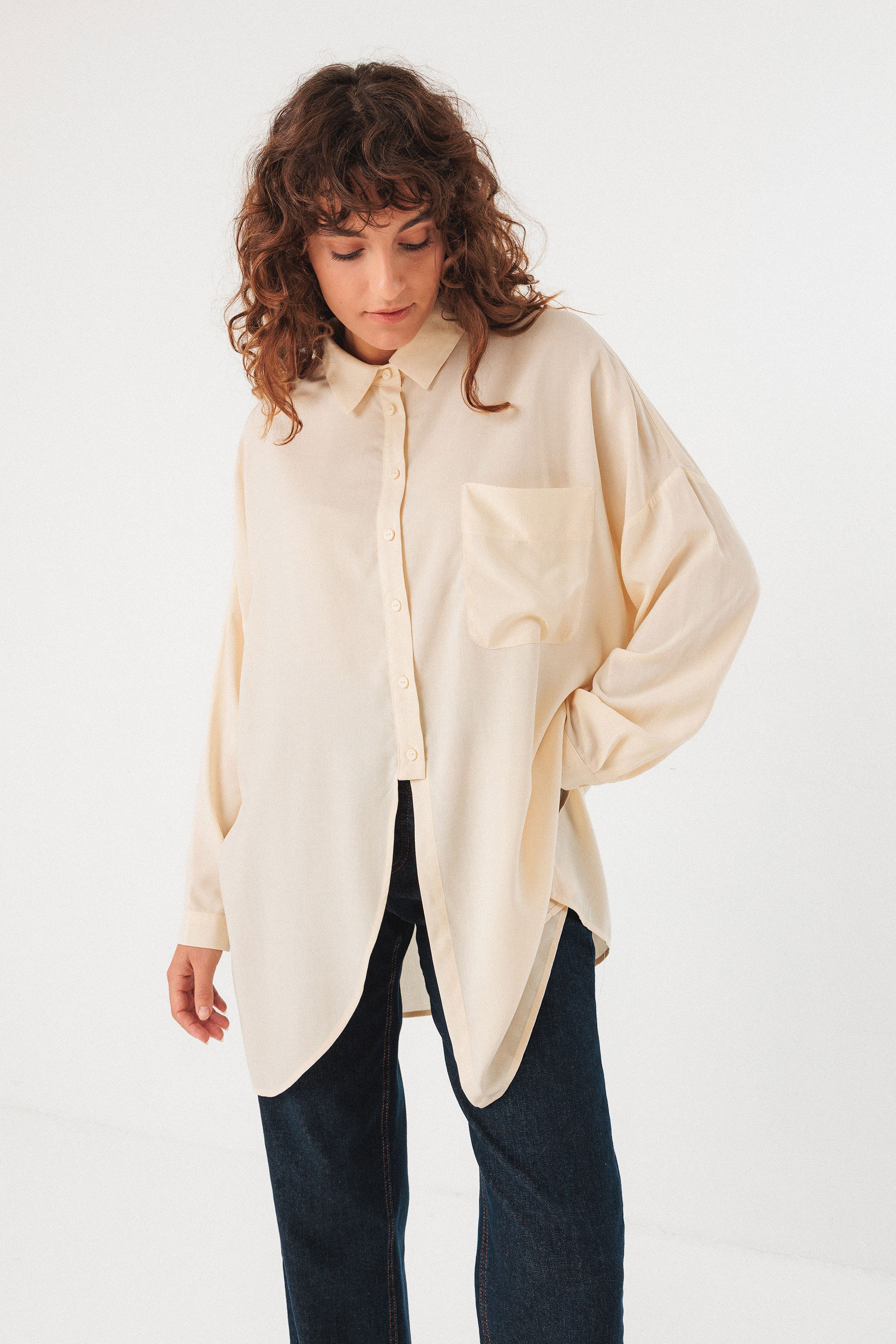 SKFK  Shirt Mikela Beige
