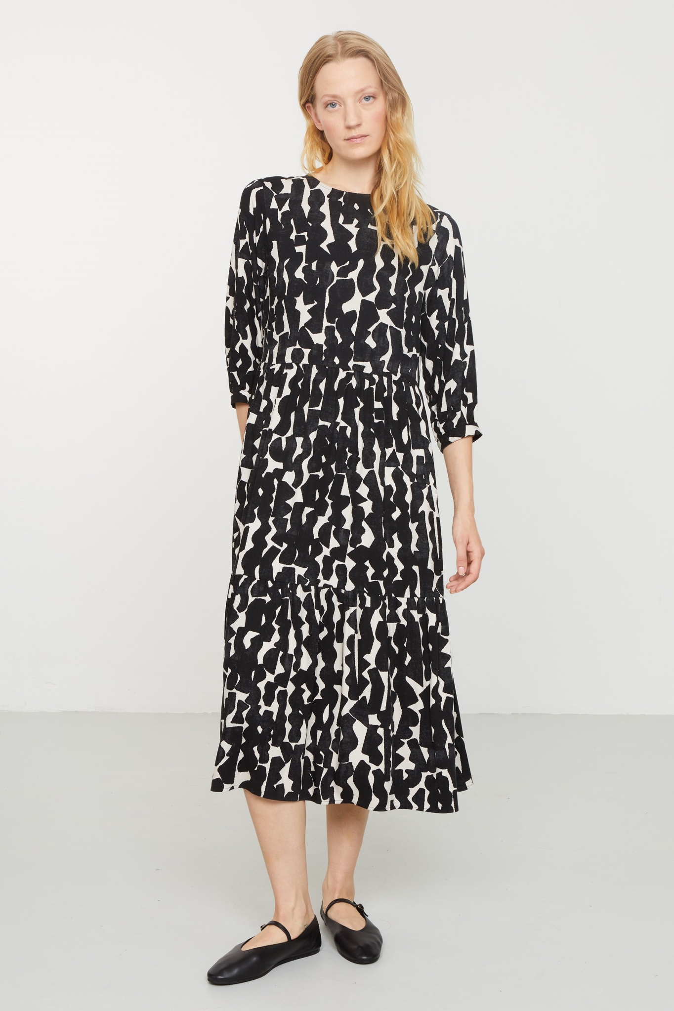 Recolution  Jurk Pea Bold Zwart