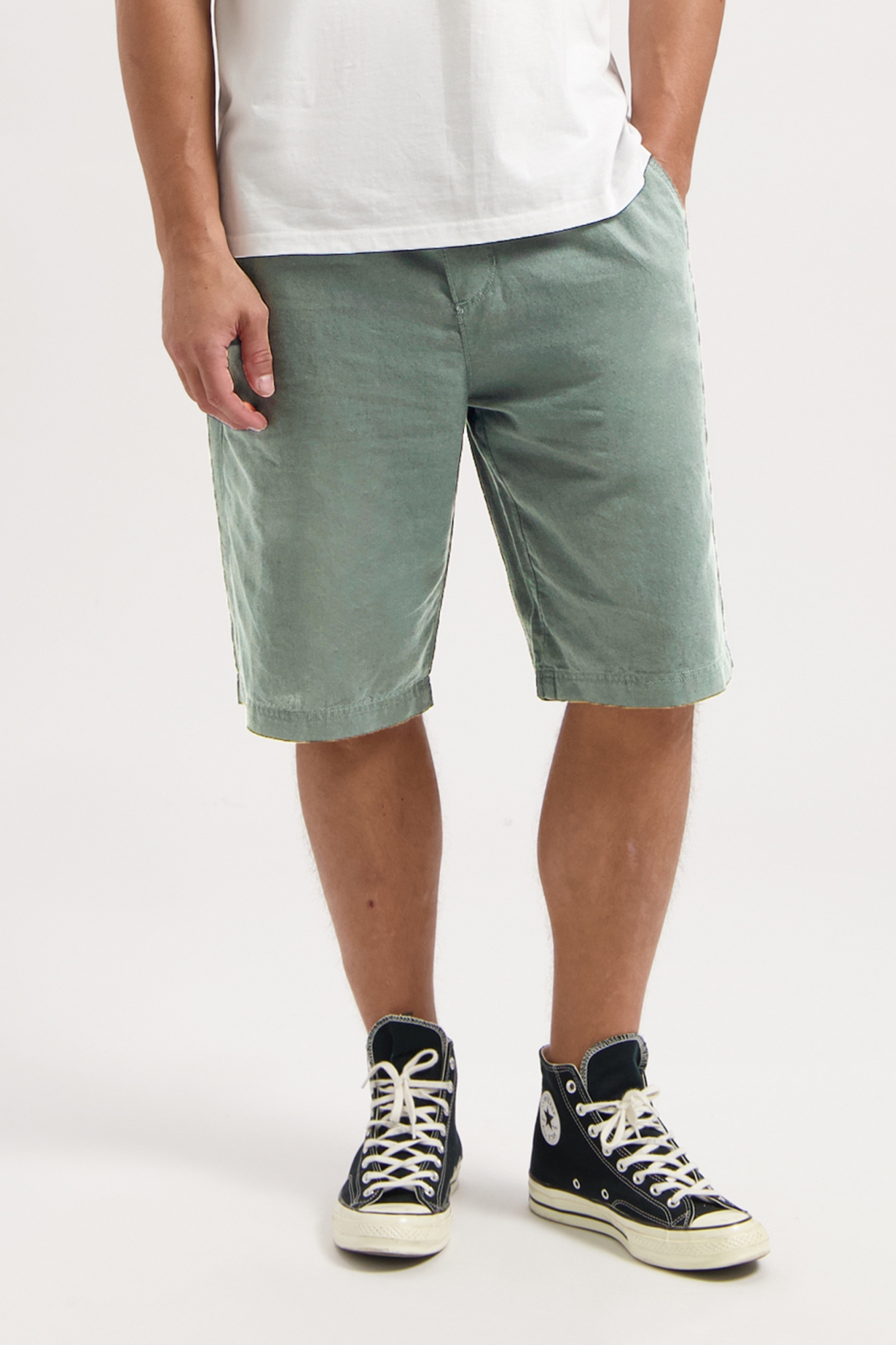 Kuyichi mannen vegan Shorts Tyler Saliegroen